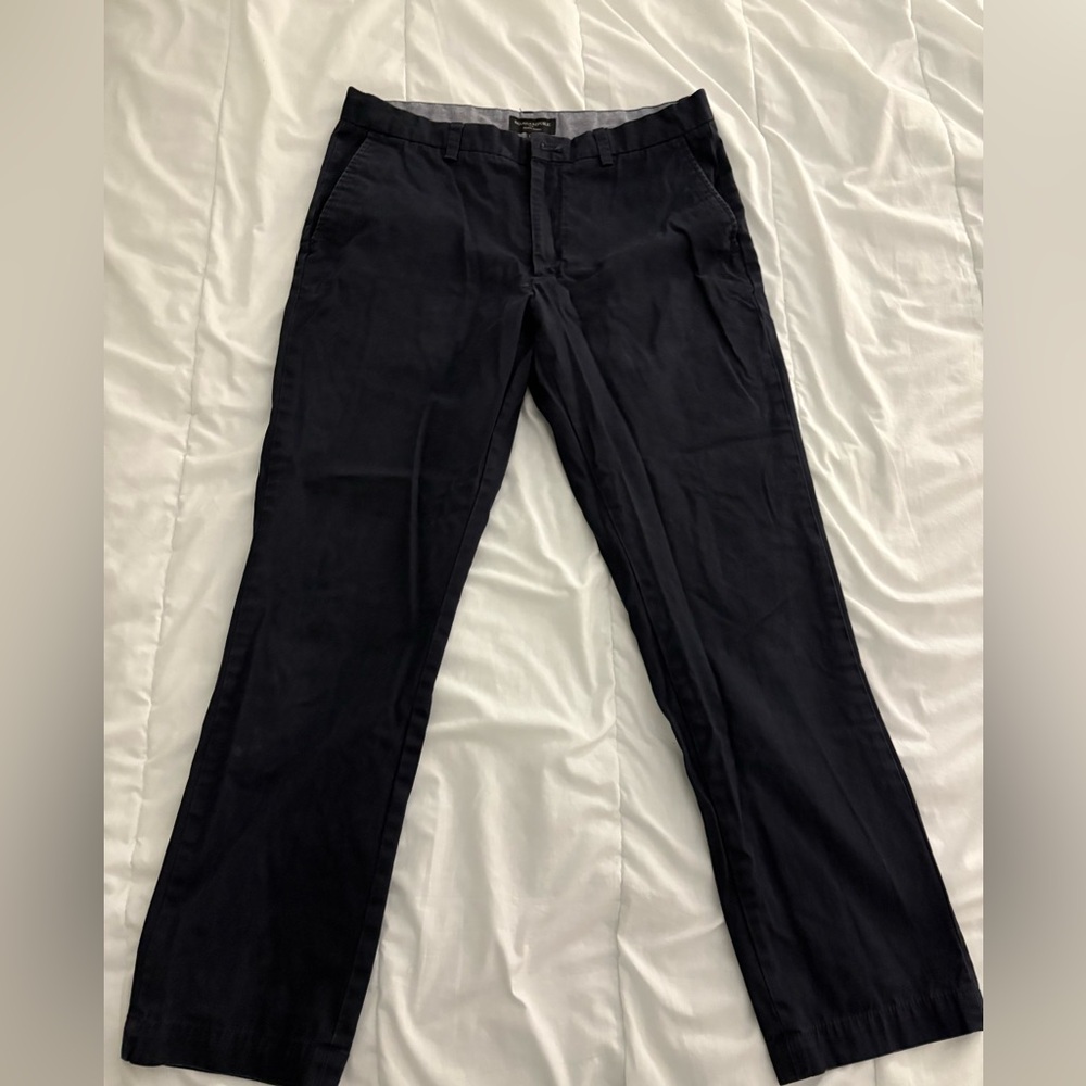 Banana Republic Men's Dark Navy Chinos Straight-fit 34x32